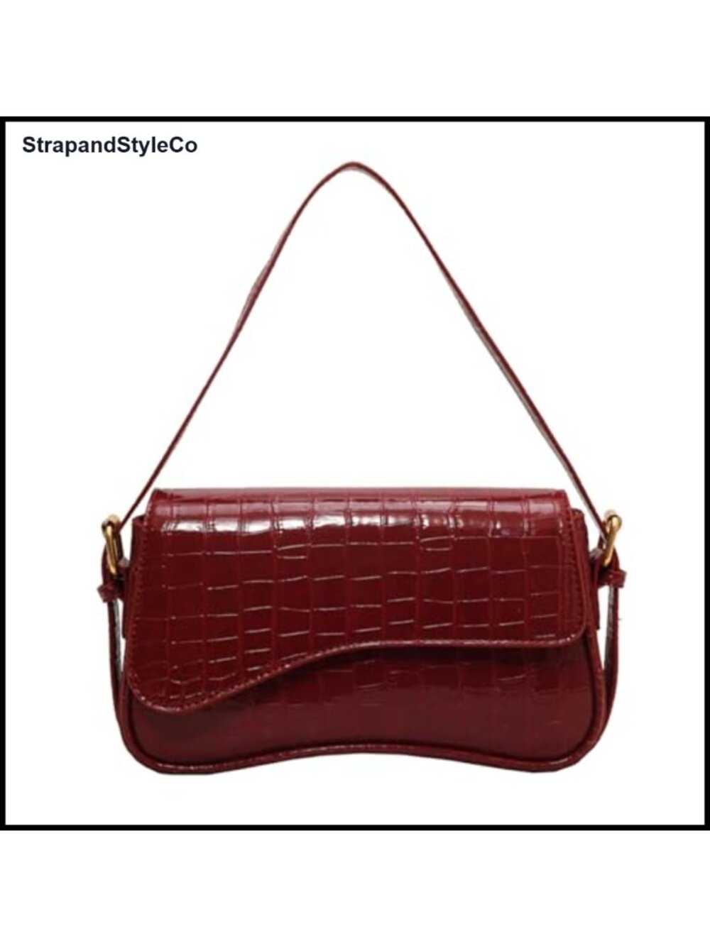 Womens PU Leather Hobo Shoulder Bag Crossbody Purse Removable Strap